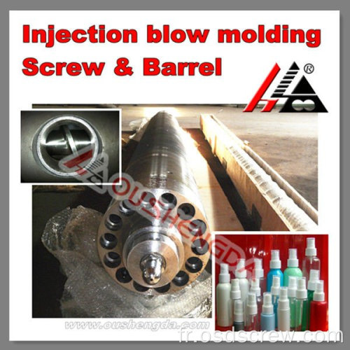 Baril de vis d&#39;injection pour la machine de moulage par soufflage d&#39;injection plastique